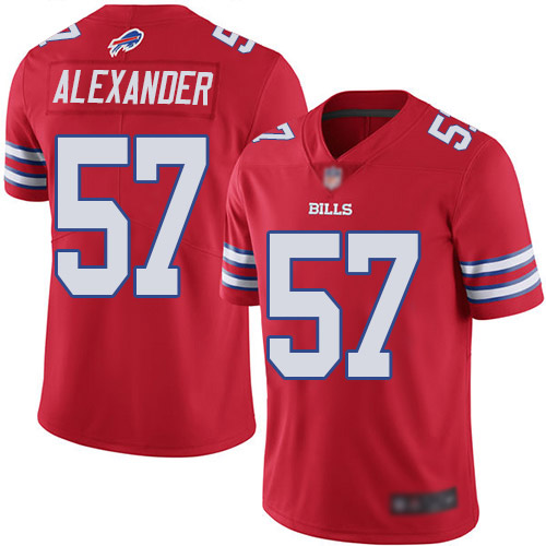 Men Buffalo Bills #57 Lorenzo Alexander Limited Red Rush Vapor Untouchable NFL Jersey->buffalo bills->NFL Jersey